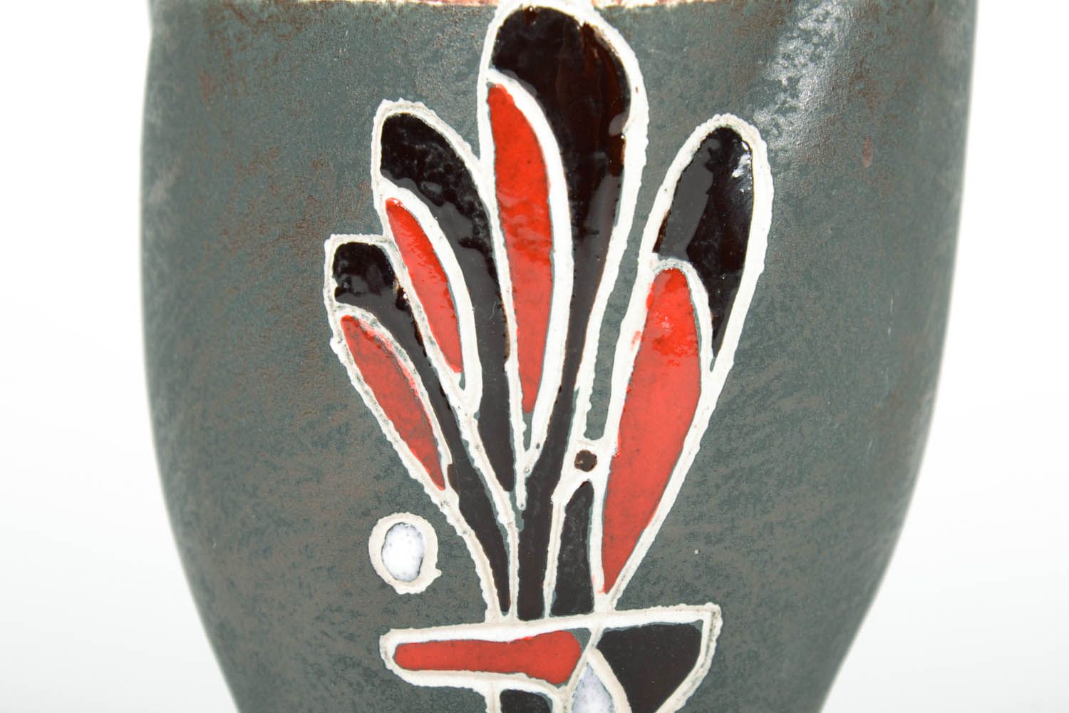 Керамическая ваза необычной формы фото 5