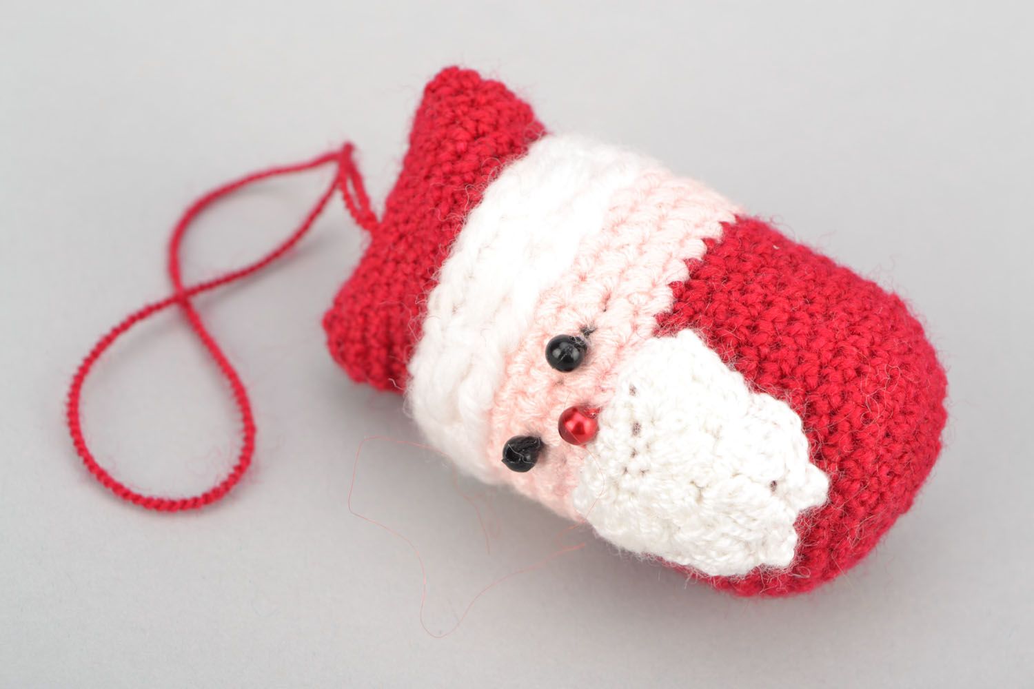 Crochet Christmas toy Father Frost photo 1