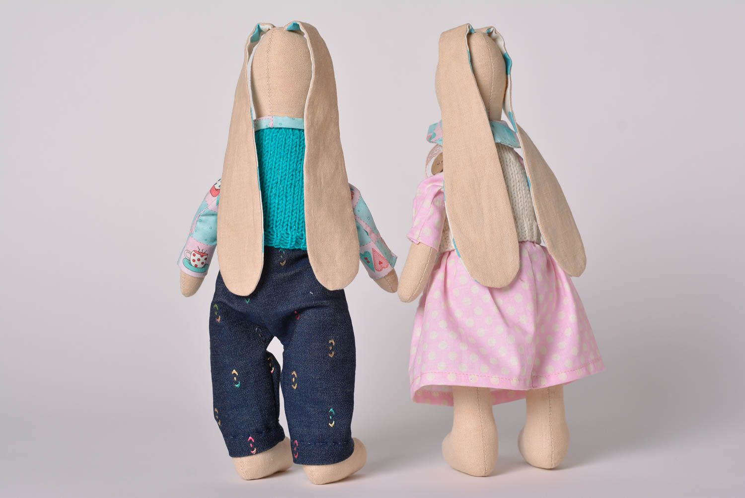 Peluches originales hechos a mano juguetes de tela cosidos muñecos de trapo foto 3