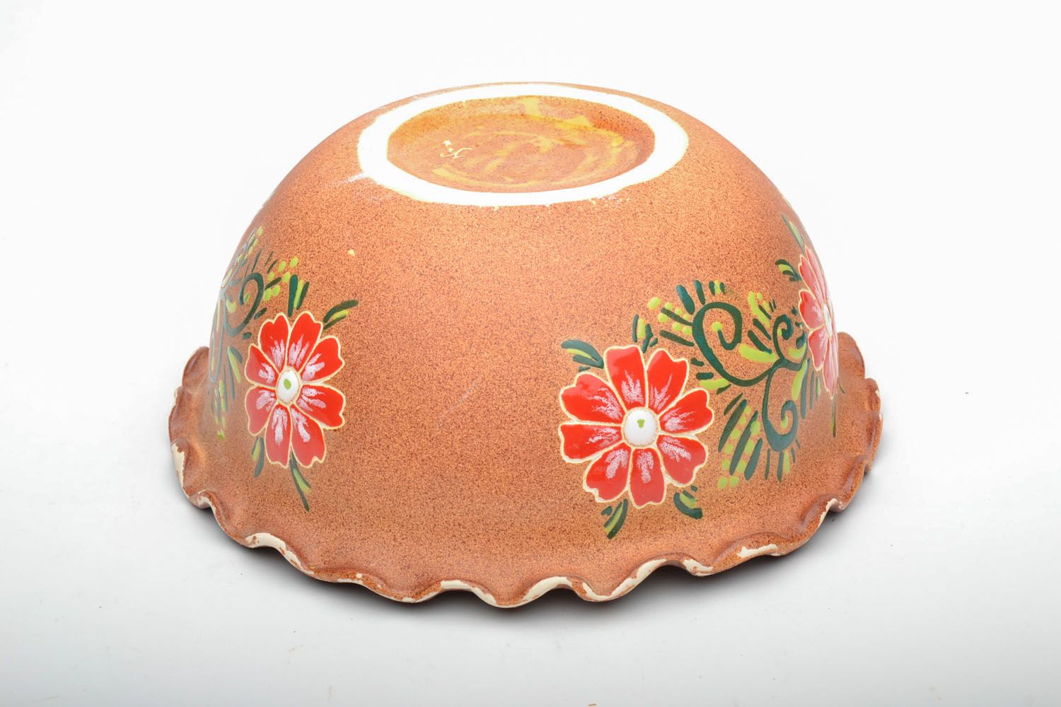 Painted ceramic bowl photo 4