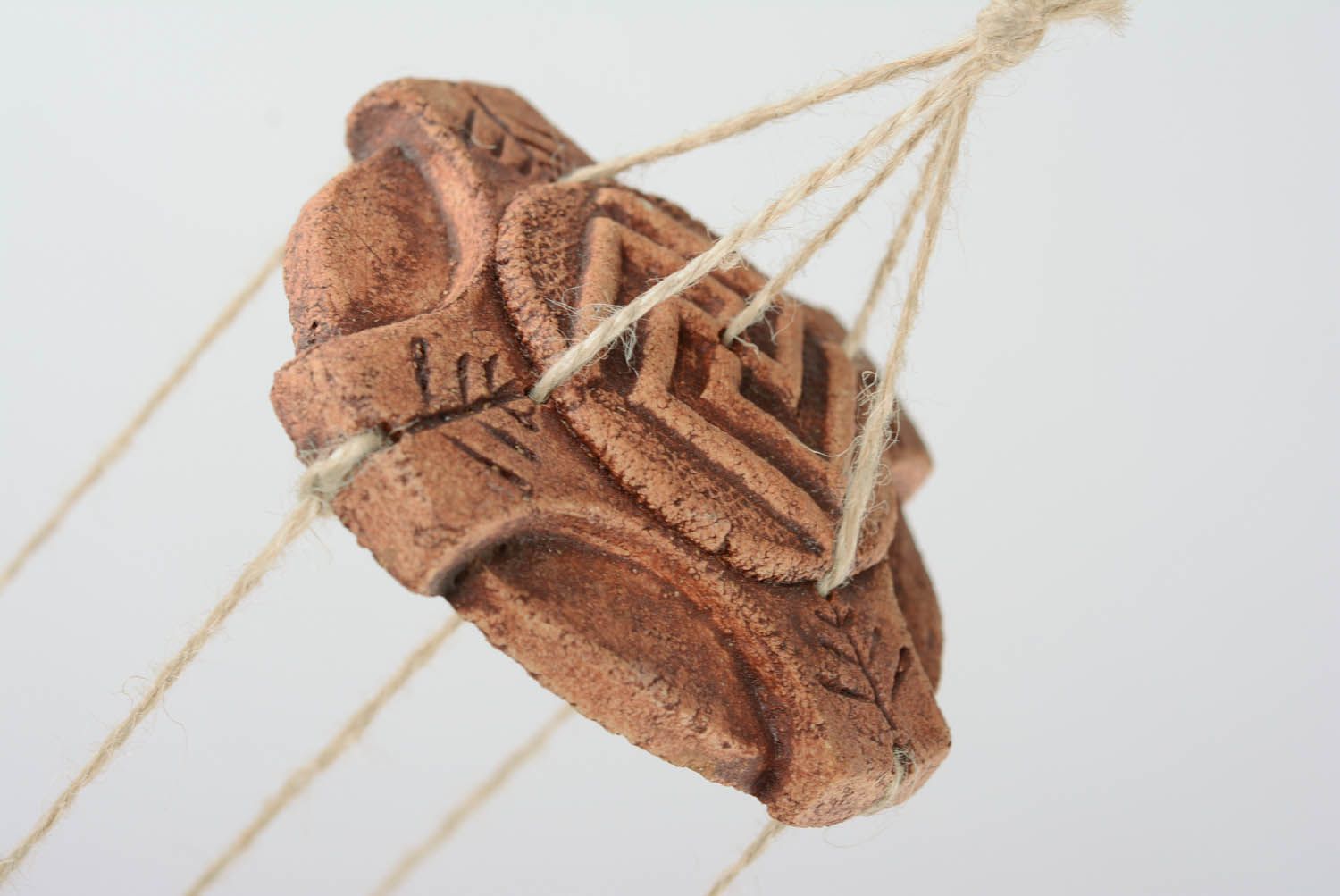 Talismã eslavo de crianças amuleto de cerâmica acessórios artesanais Sinos foto 4