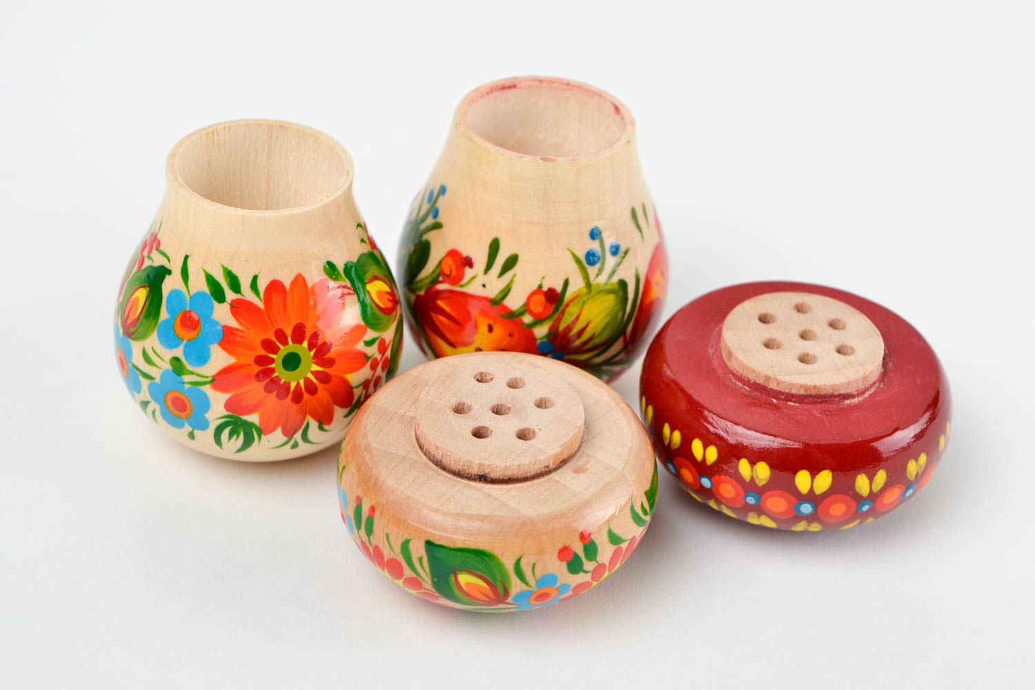 Accesorios de cocina artesanales potes de madera regalo original para mujer foto 5