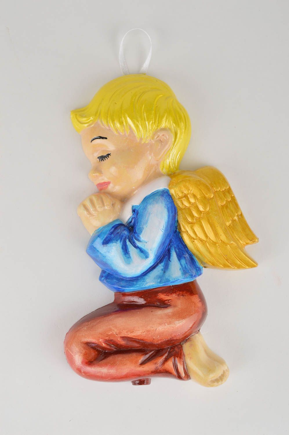 Figura de decoración artesanal elemento decorativo regalo original Niño ángel foto 3