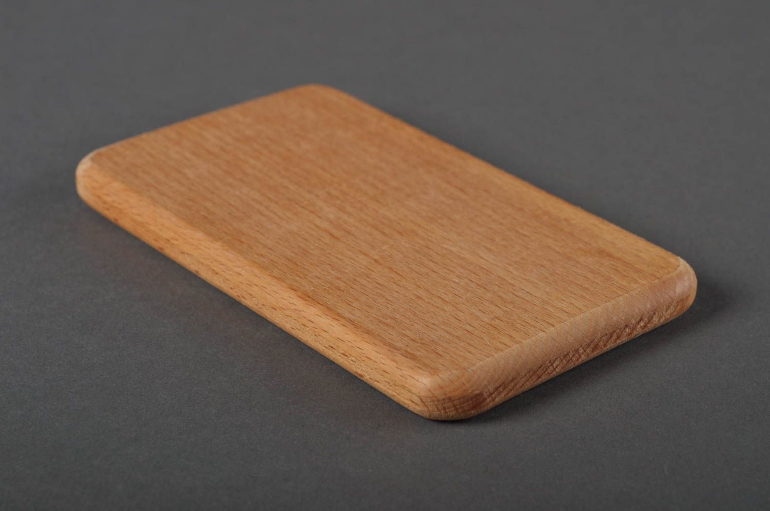 Tabla de cortar de madera hecha a mano accesorio para decoración de cocina foto 2