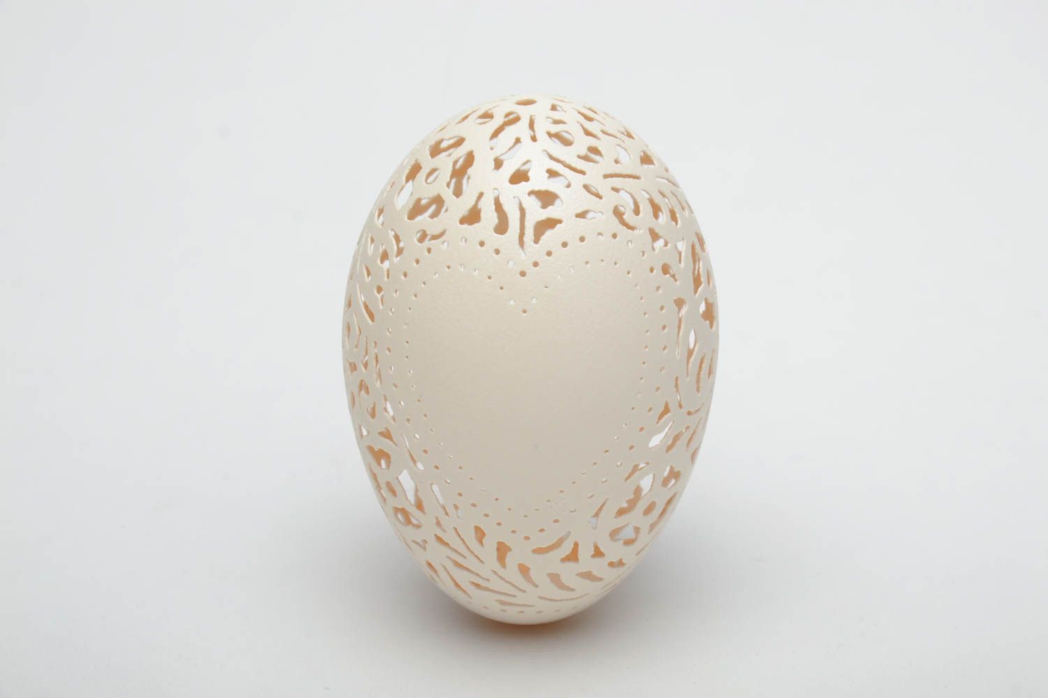 Гусиное яйцо с гравировкой ажурное фото 3