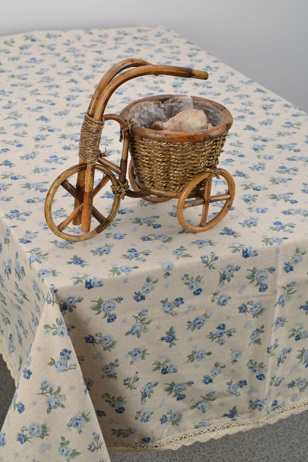 Tablecloth with print Blue Rose photo 1