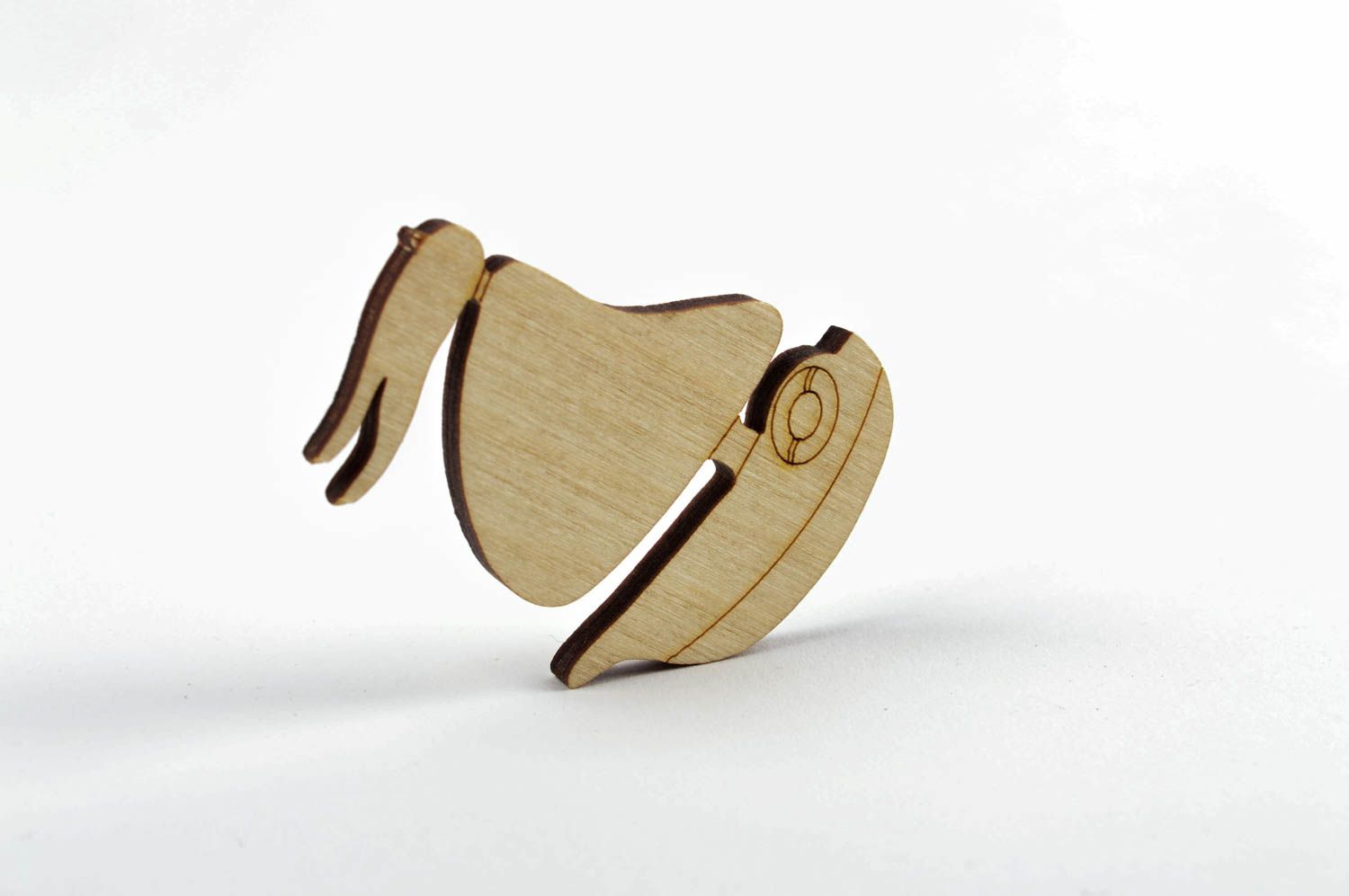 Figur zum Bemalen handmade Figur Holz Miniatur Figur Holzrohling zum Bemalen  foto 1