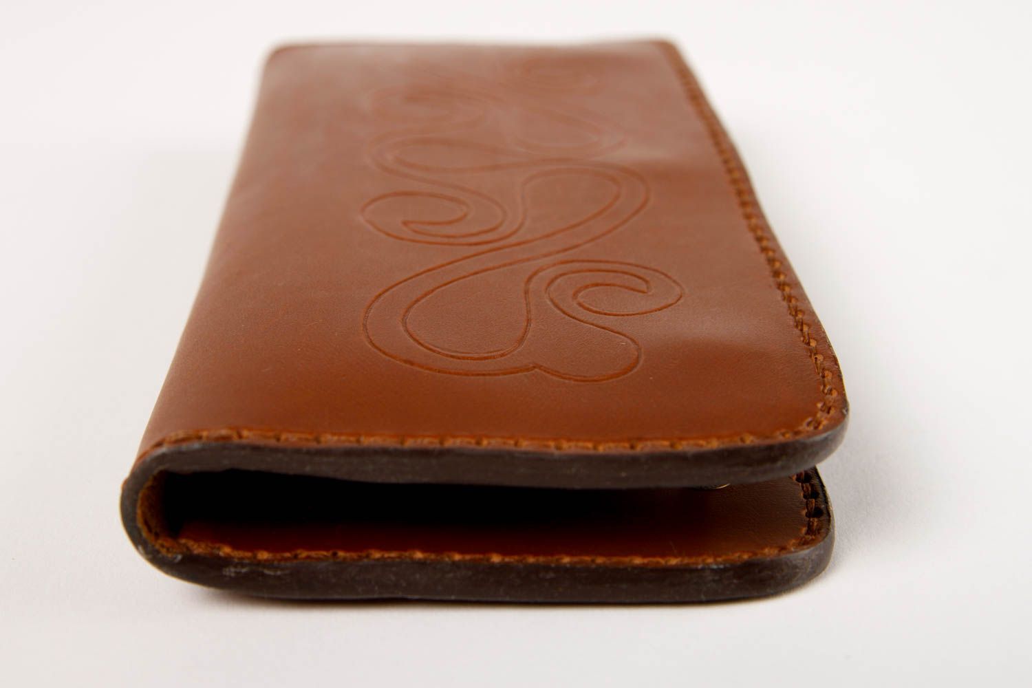 Cartera de cuero hecha a mano billetera femenina regalo original para mujer foto 5
