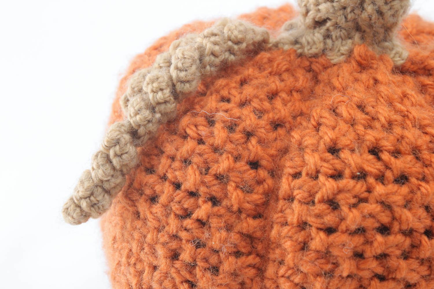 Crocheted pumpkin photo 3