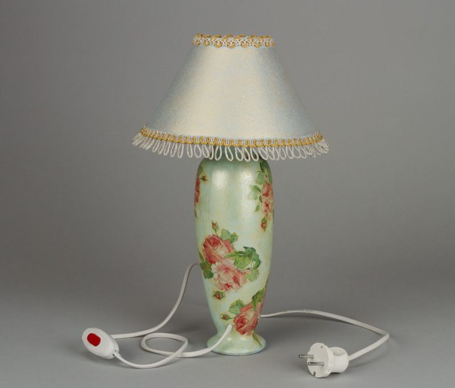 Lampe de chevet artisanale photo 2