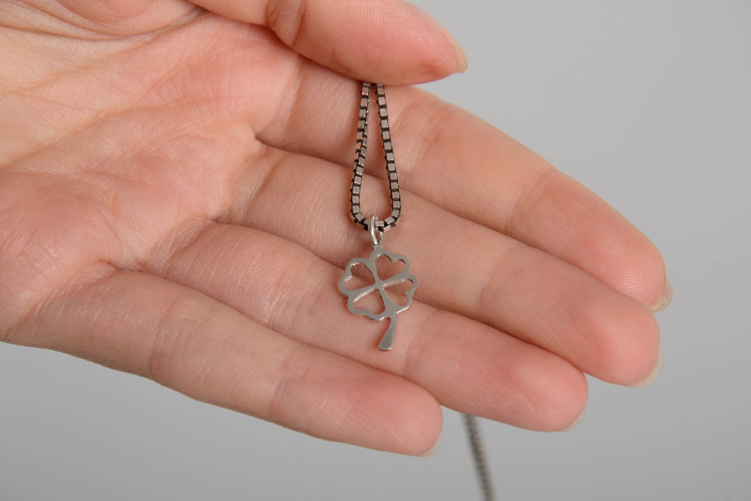 Handmade pendant designer accessory gift ideas silver jewelry silver pendant photo 2