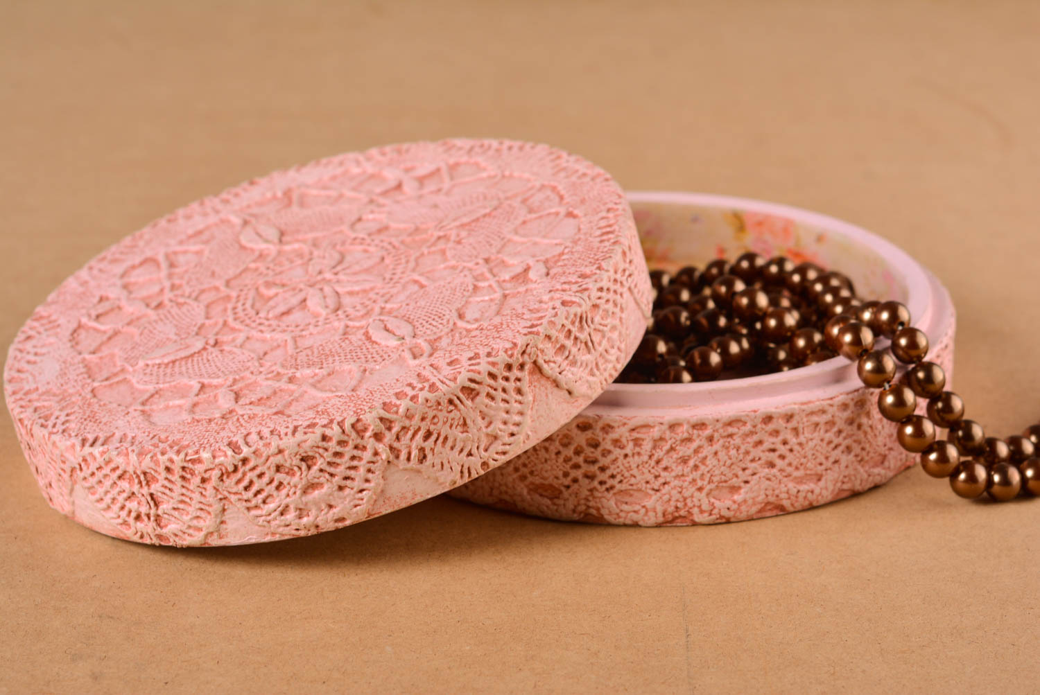 Шкатулка для украшений handmade винтажная шкатулка розовая подарок женщине фото 1