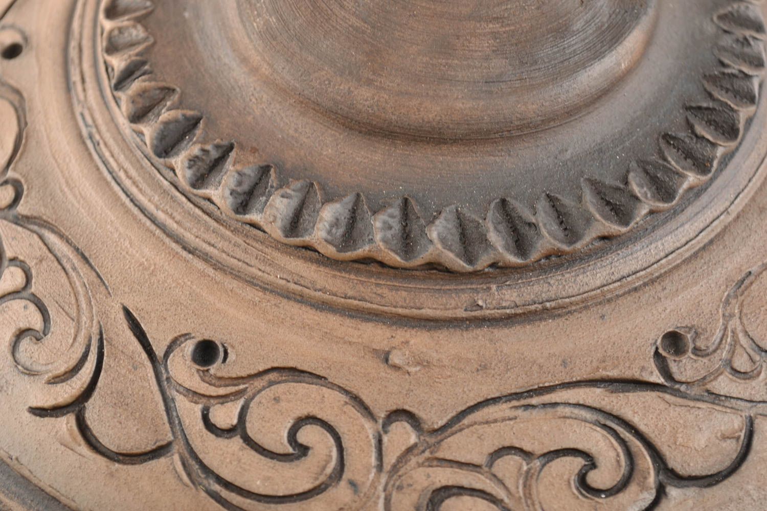 Pote de arcilla con tapa tratado con plata artesanal original para cocer 3 l  foto 2