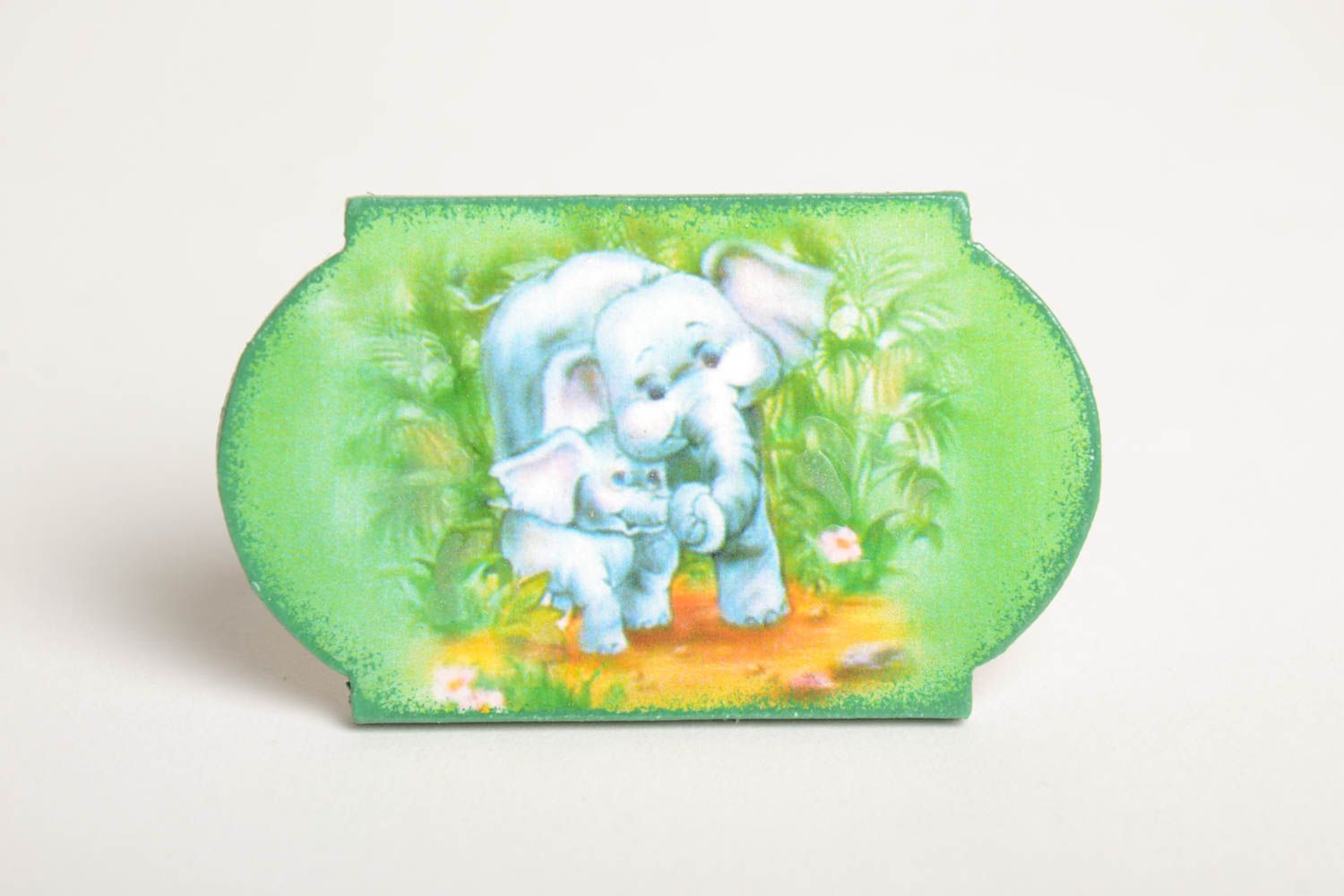 Handmade Magnet für Kühlschrank Elefanten Deko für die Küche Wohn Accessoire foto 2