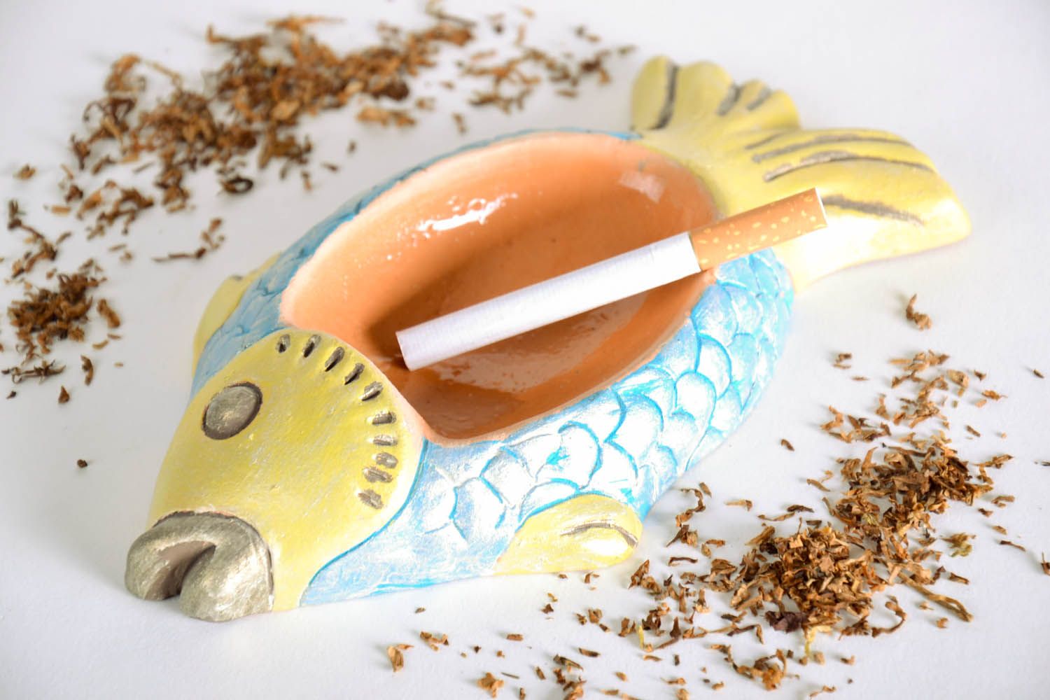 Ceramic ashtray Fish photo 1