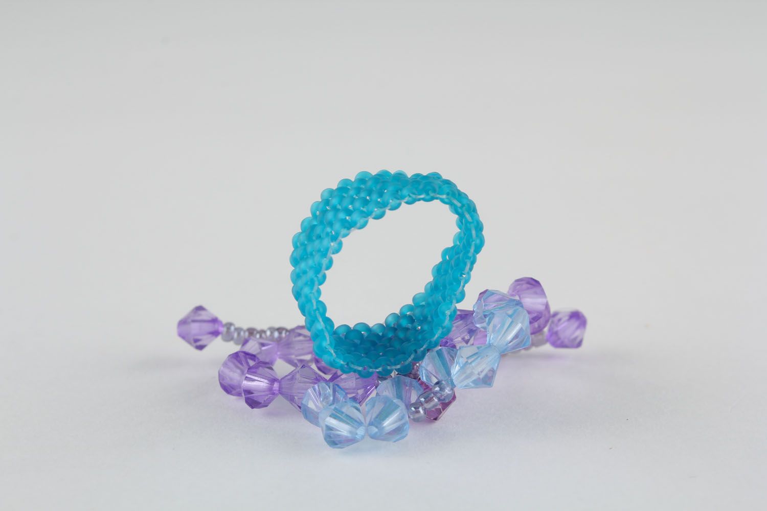 Beaded ring Butterfly photo 3