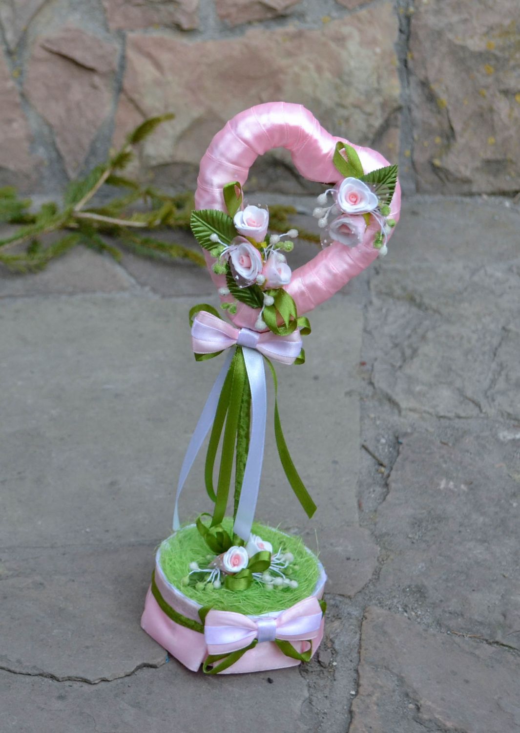 Handmade topiary Heart photo 1