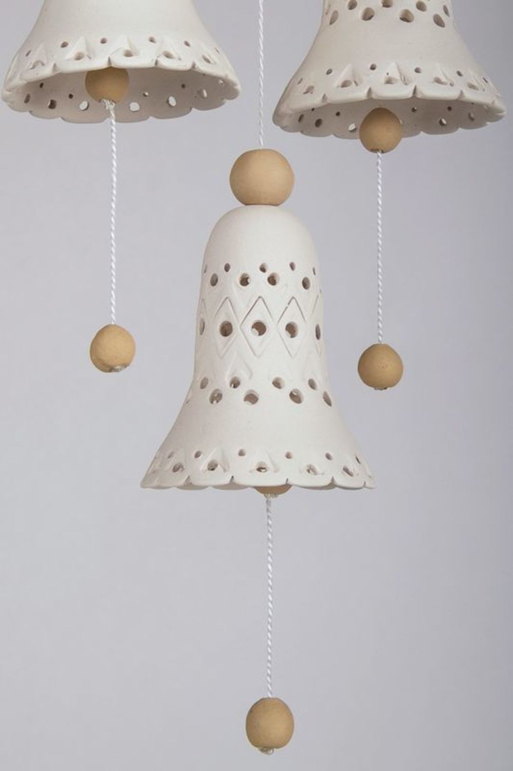 Handgemachte Glocken aus Keramik foto 4