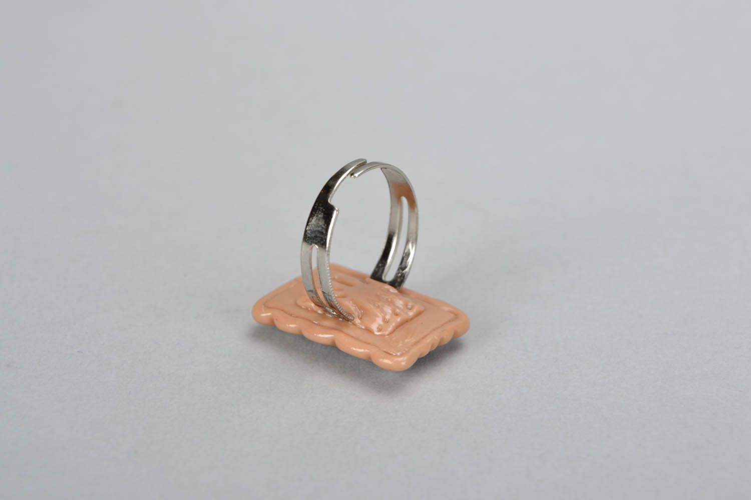 Polymer clay ring photo 3