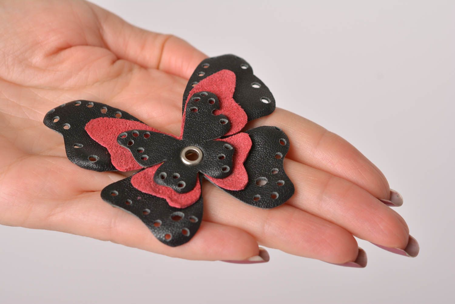 Handmade brooch design jewelry beautiful butterfly brooch unusual women gift  photo 4