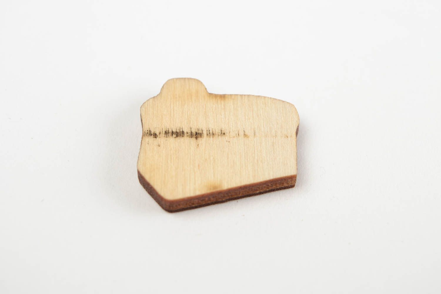 Handmade decorative element wooden blank for creativity decoupage blank photo 5