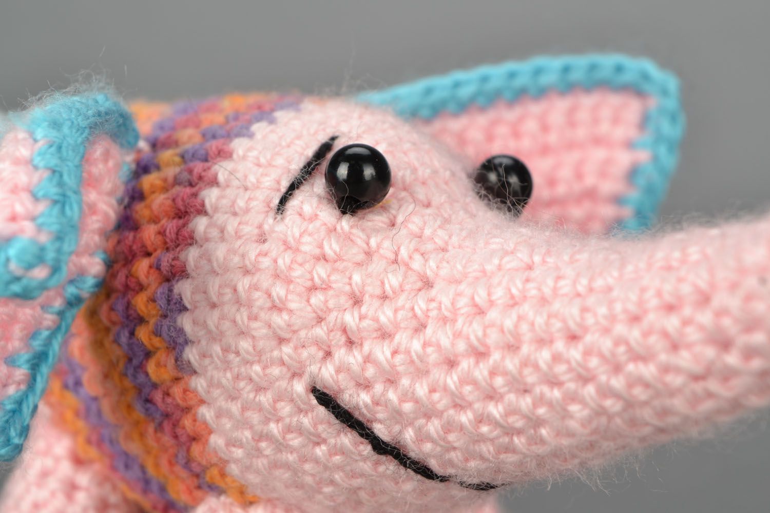 Crochet soft toy Elephant photo 4