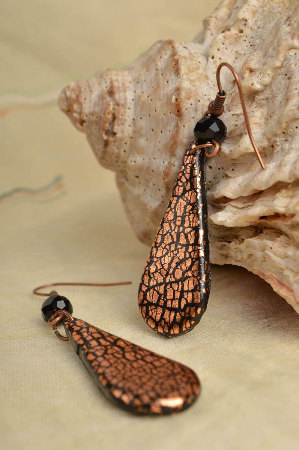 Stylish handmade plastic earrings costume jewelry designs polymer clay ideas photo 1