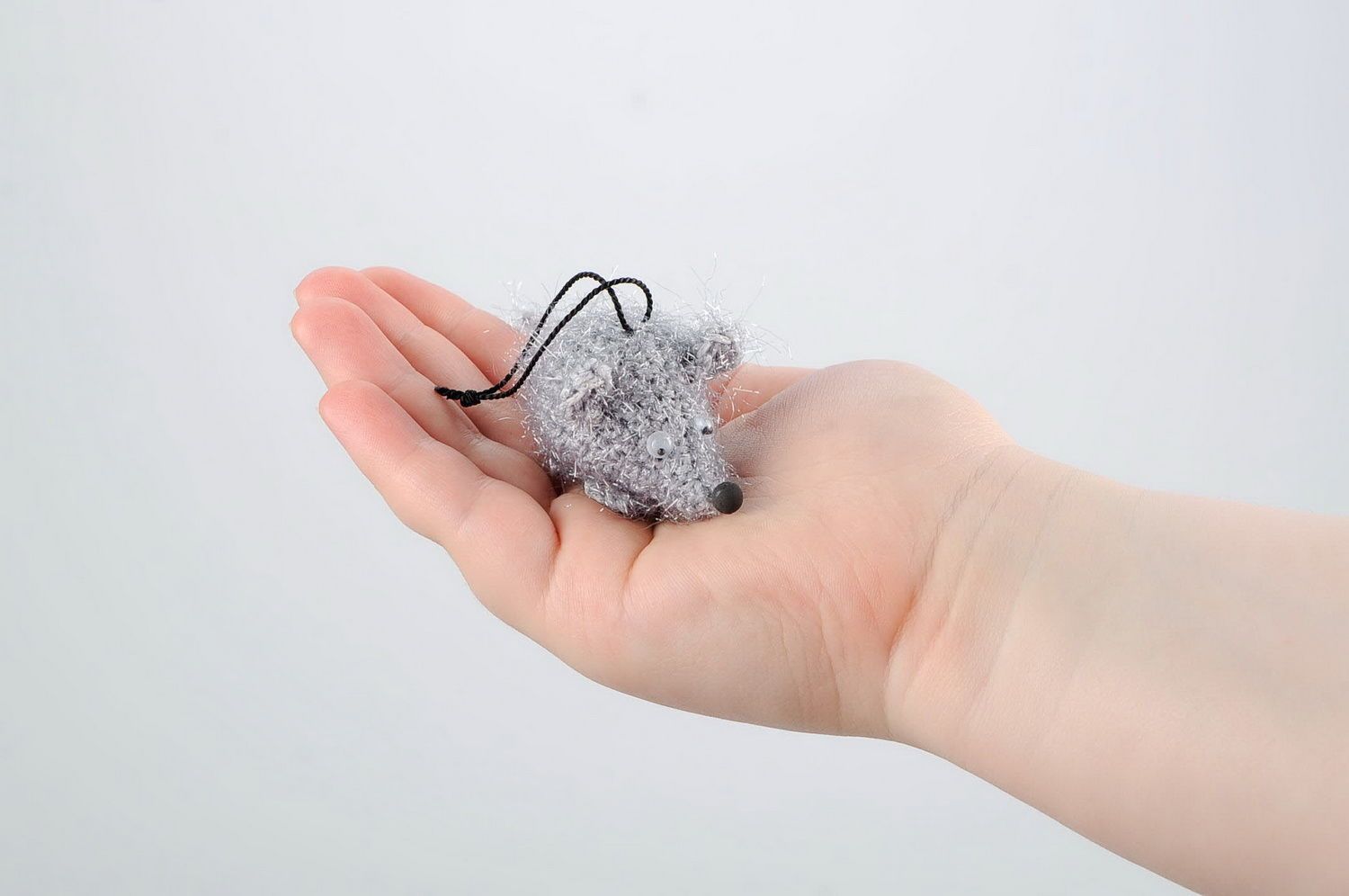 Crochet keychain Little mouse photo 2