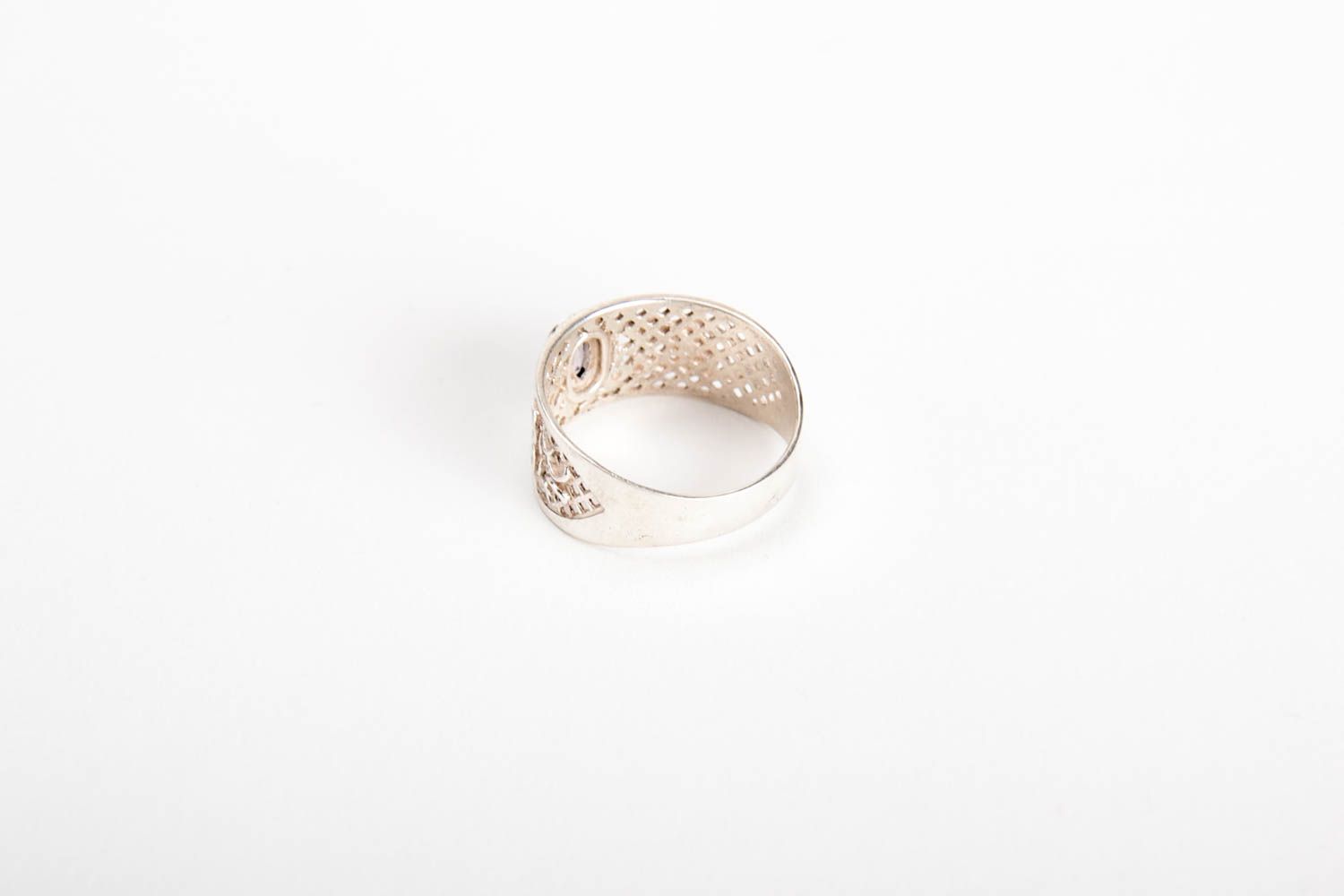 Handmade designer ring unusual silver ring present cute accessory for men photo 3
