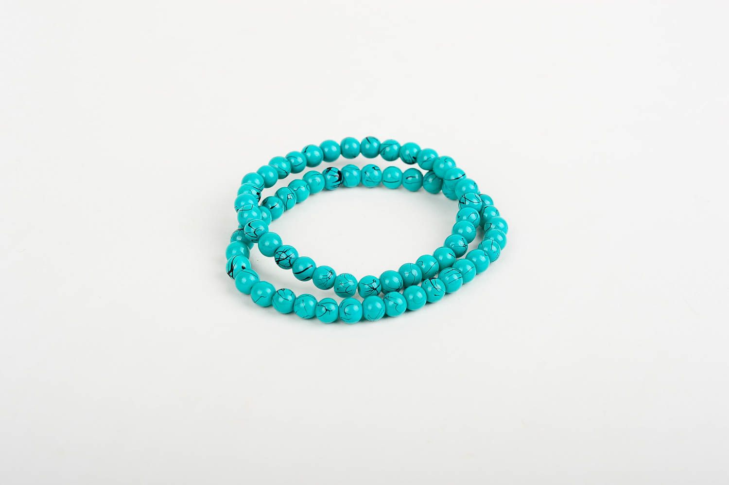 Bracelets design Bijoux fait main turquoise 2 pièces Accessoires femme photo 1