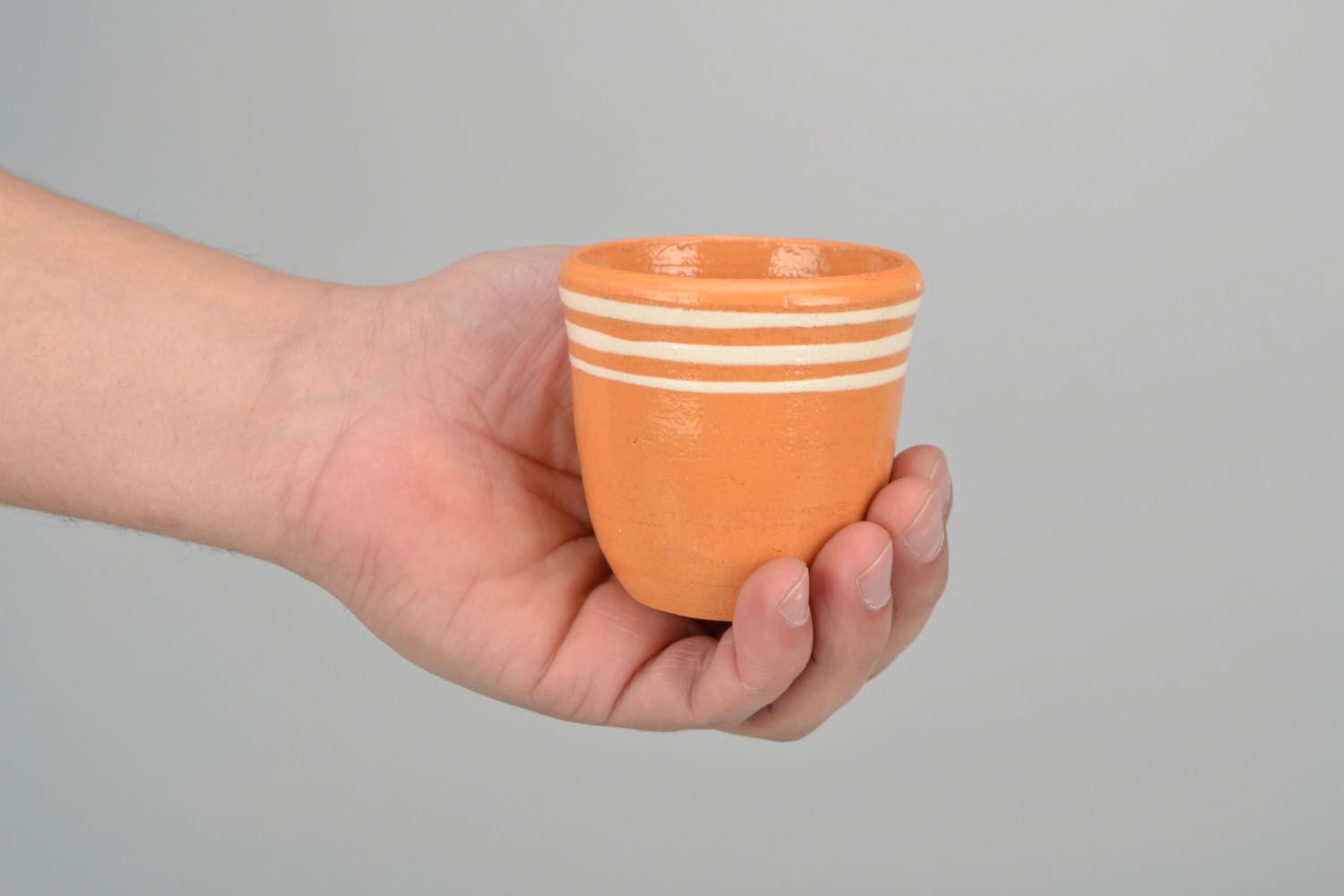 Small clay salt bowl photo 2
