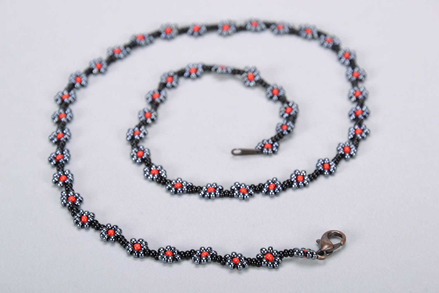 Homemade beaded necklace-bracelet photo 3