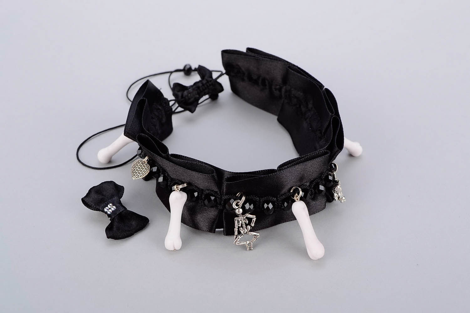 Satin jewelry set for dogs photo 4