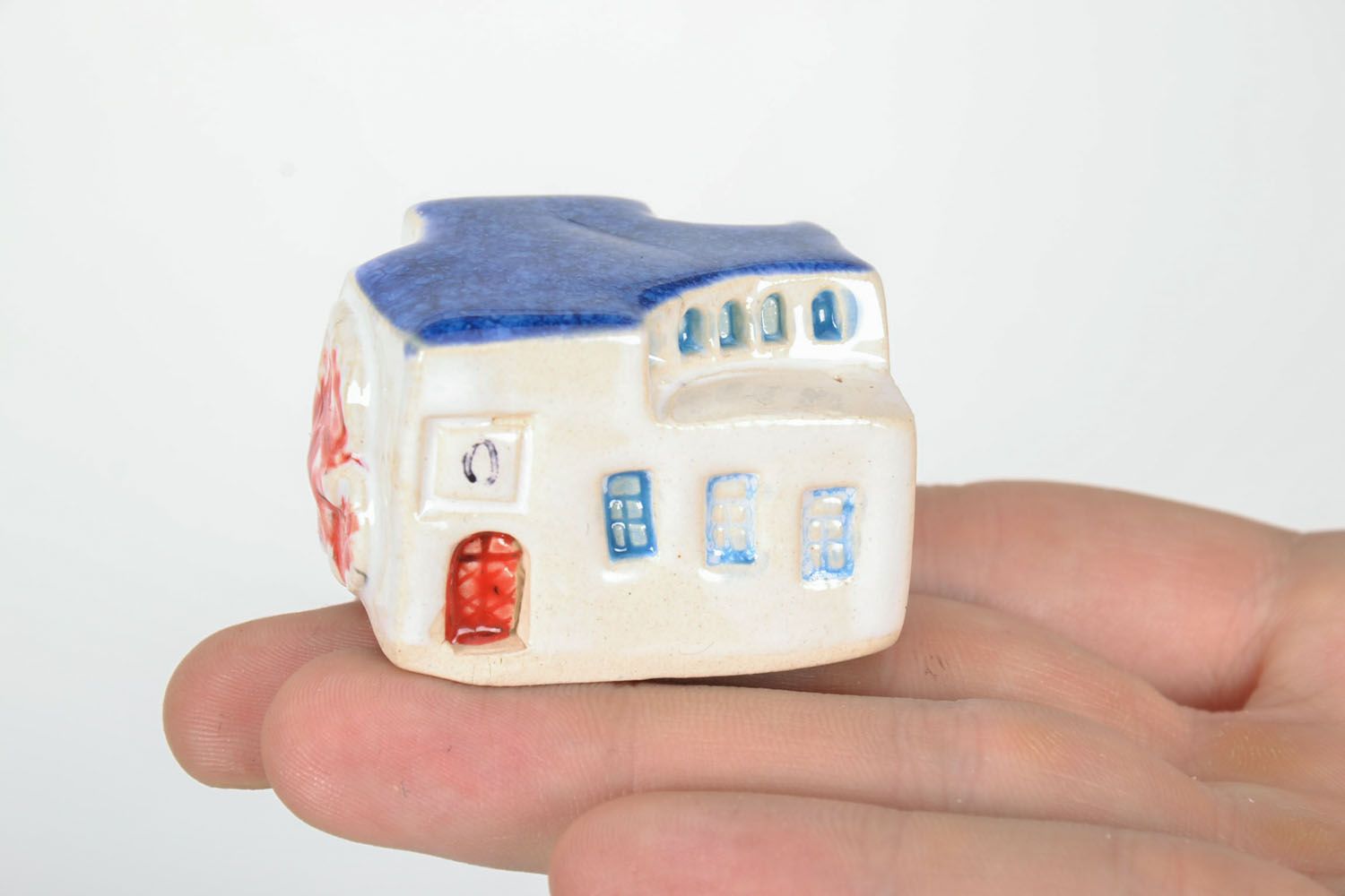 Maquette de maison en céramique faite main décoration originale d'intérieur  photo 2