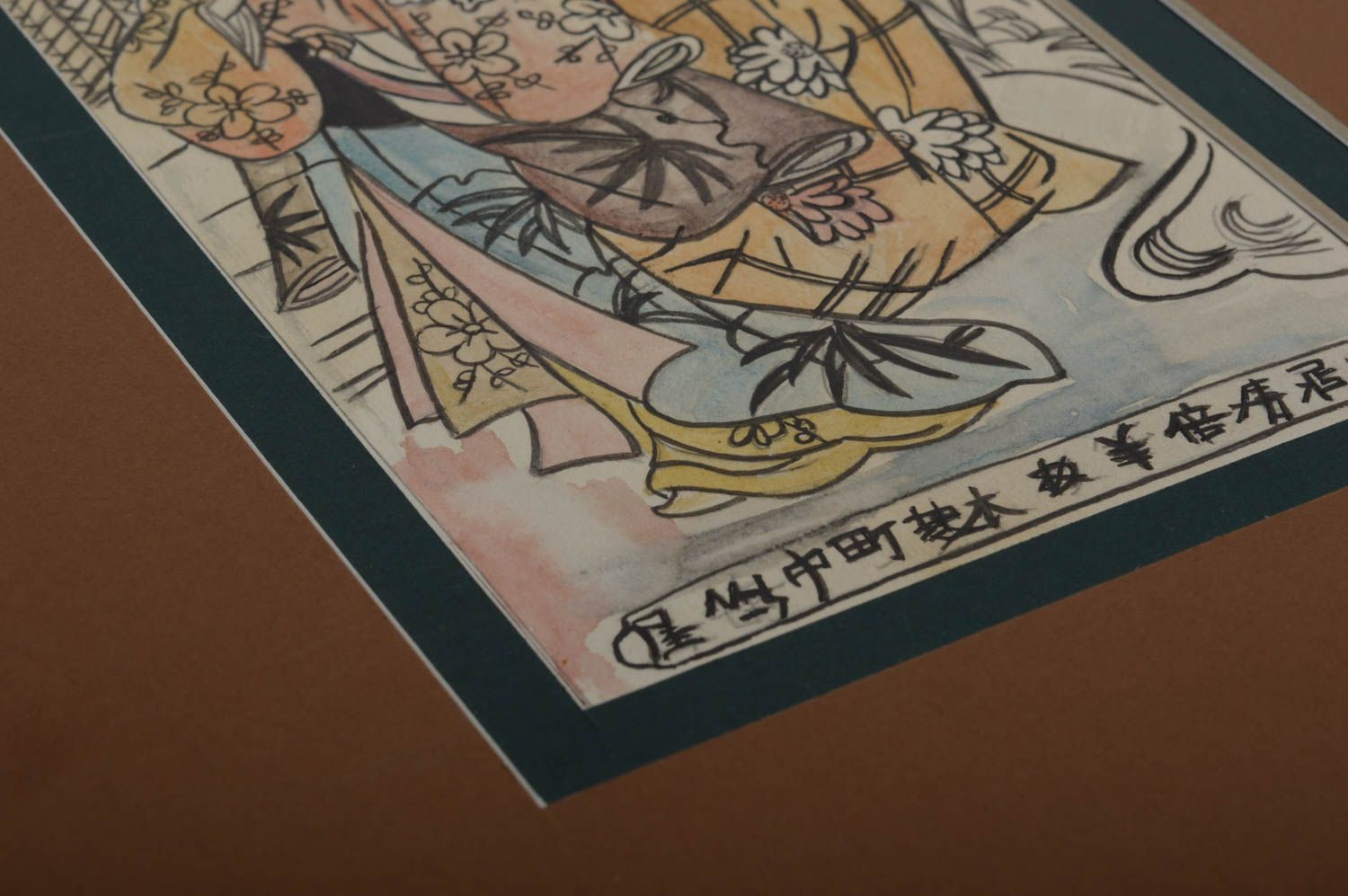 Deko Bild handmade Gemälde modern Deko für Wohnzimmer Papier Bild ungewöhnlich foto 5