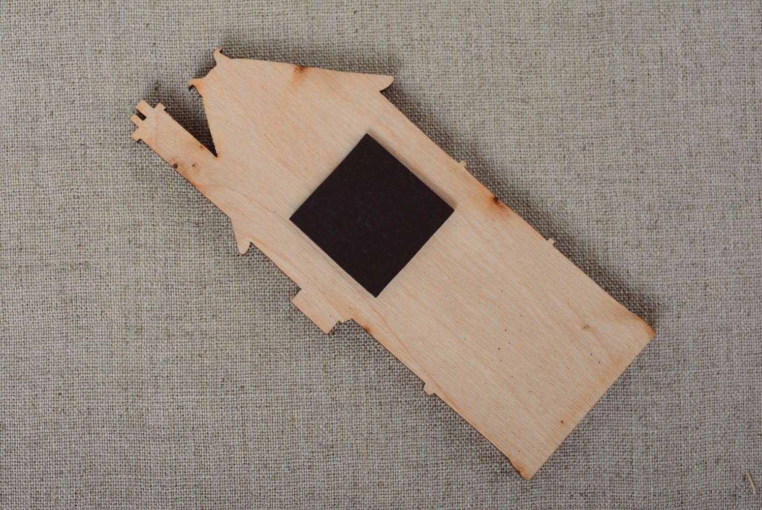 Holz Magnet für Bemalen Haus foto 2