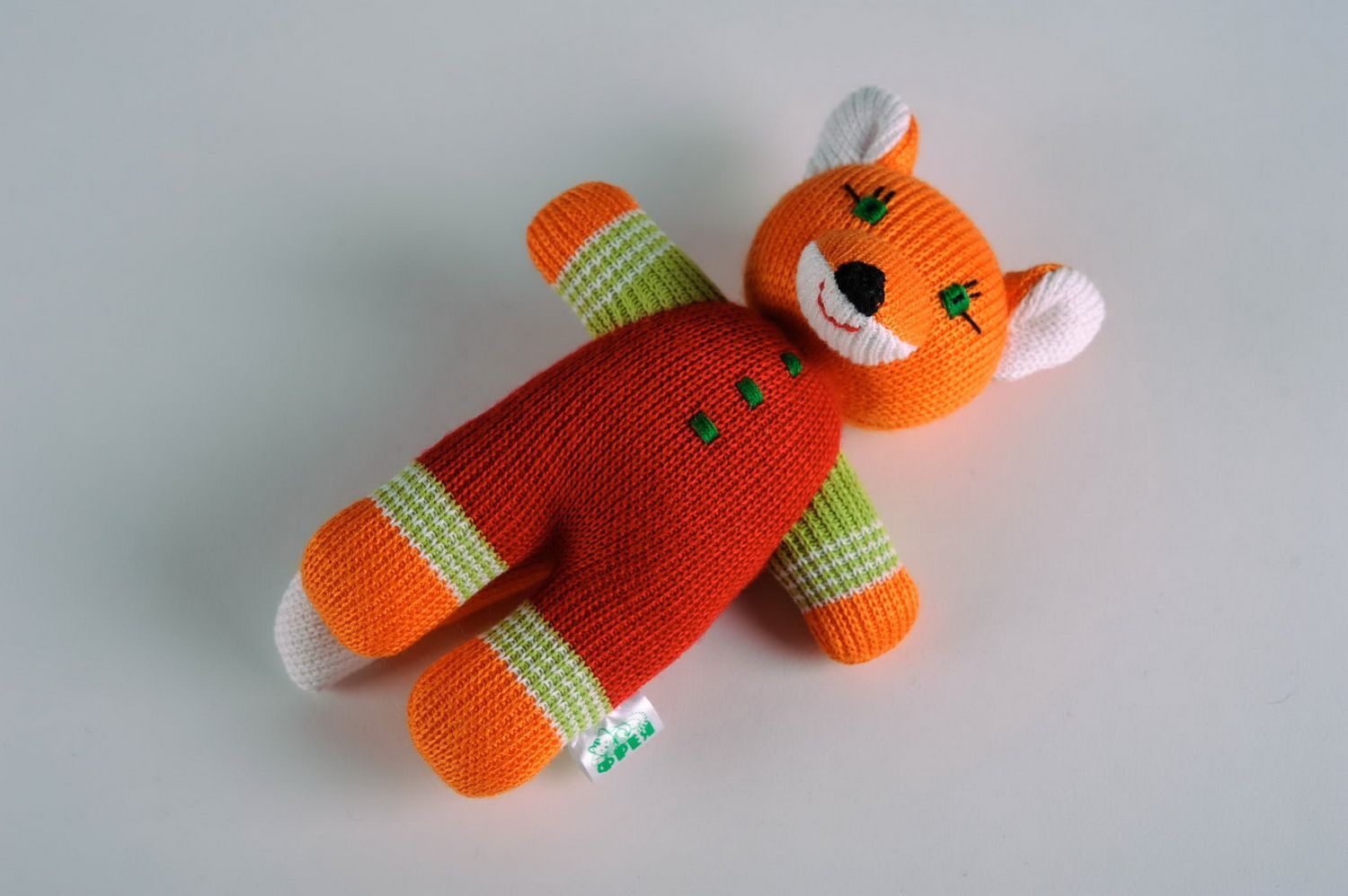Decorative knitted toy Foxy Nikita photo 4