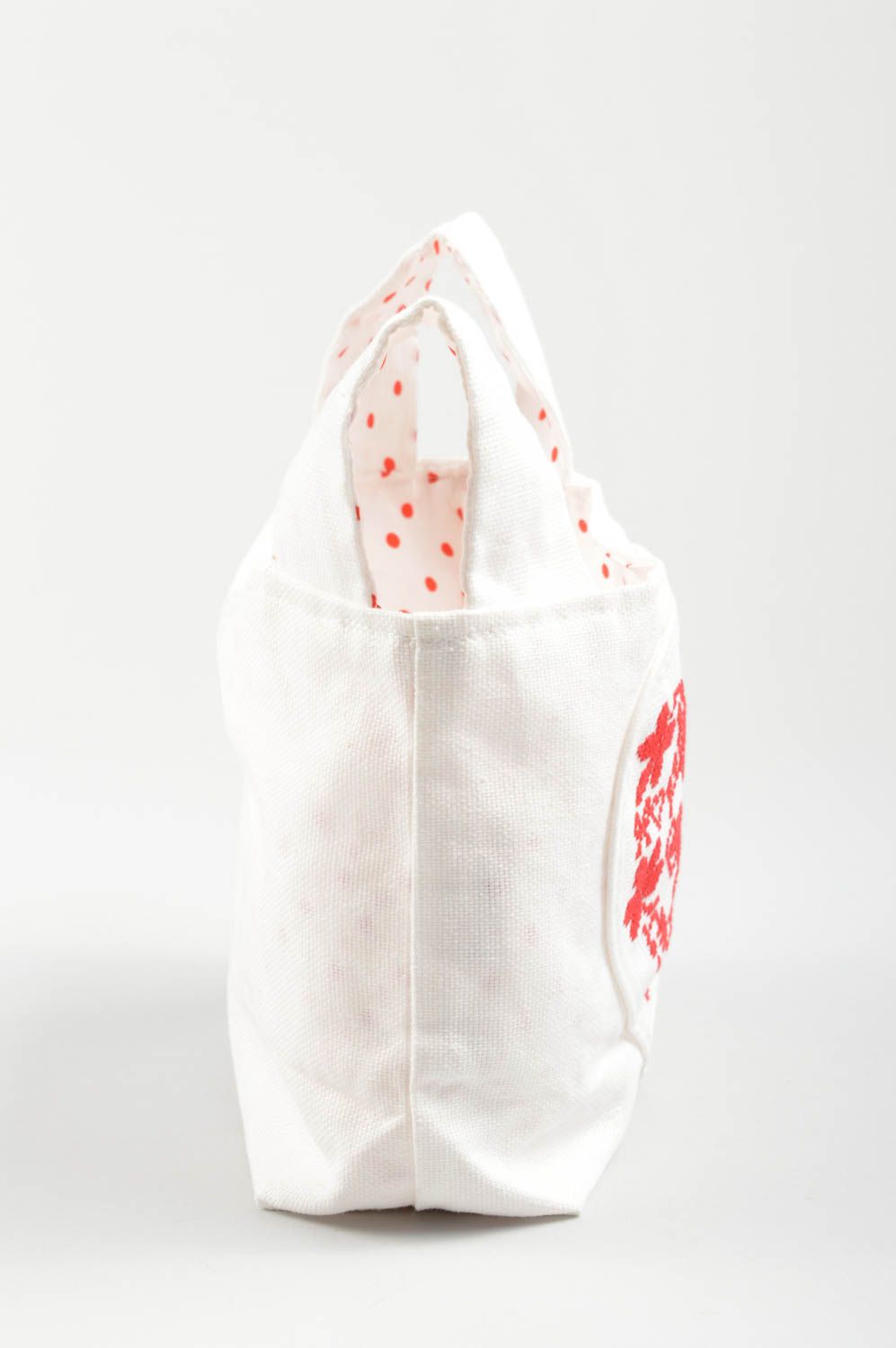 Design handmade bag women bag with pattern fabric bag  summer bag unusual gift photo 4