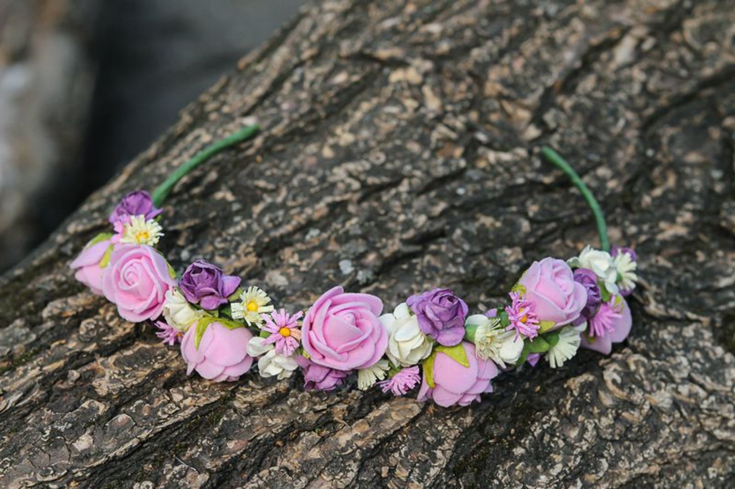 Coroa de flores lilac foto 1