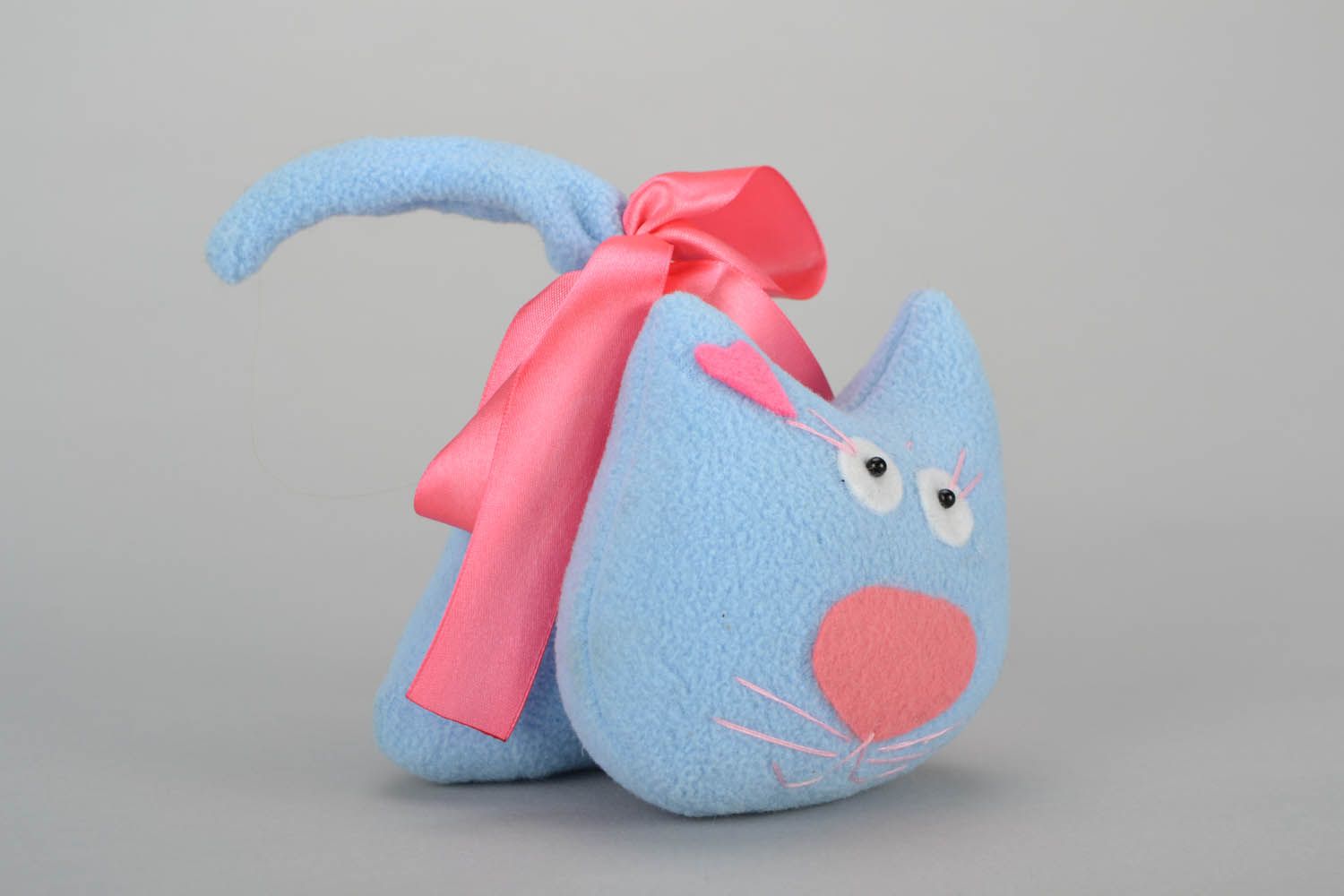 Мягкая игрушка Голубой котик фото 3