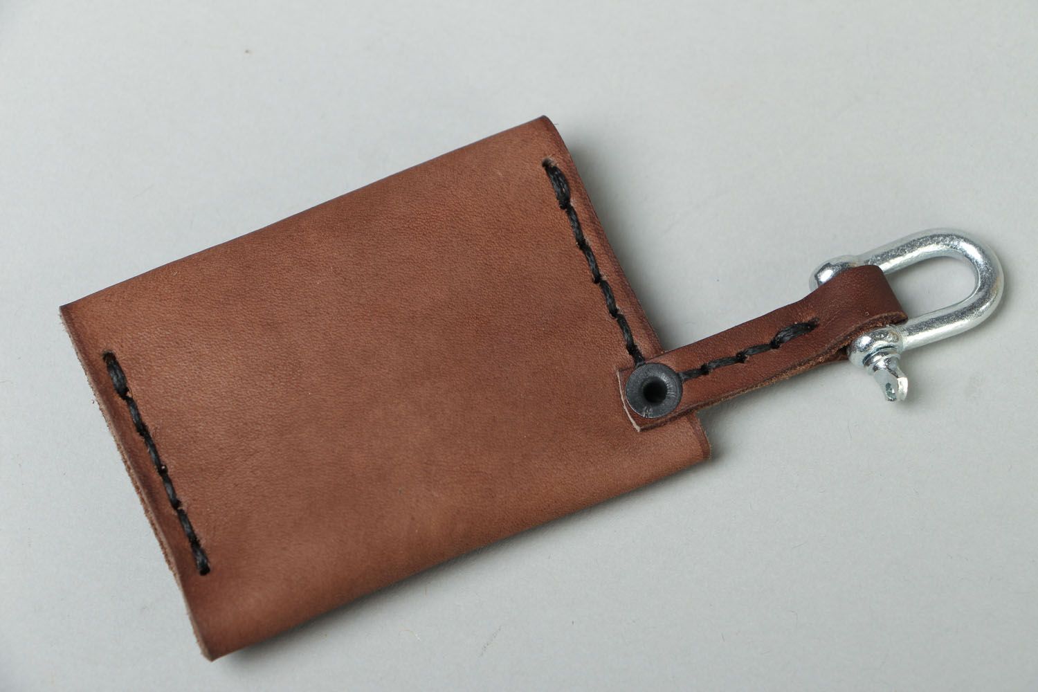 Homemade leather key case photo 3