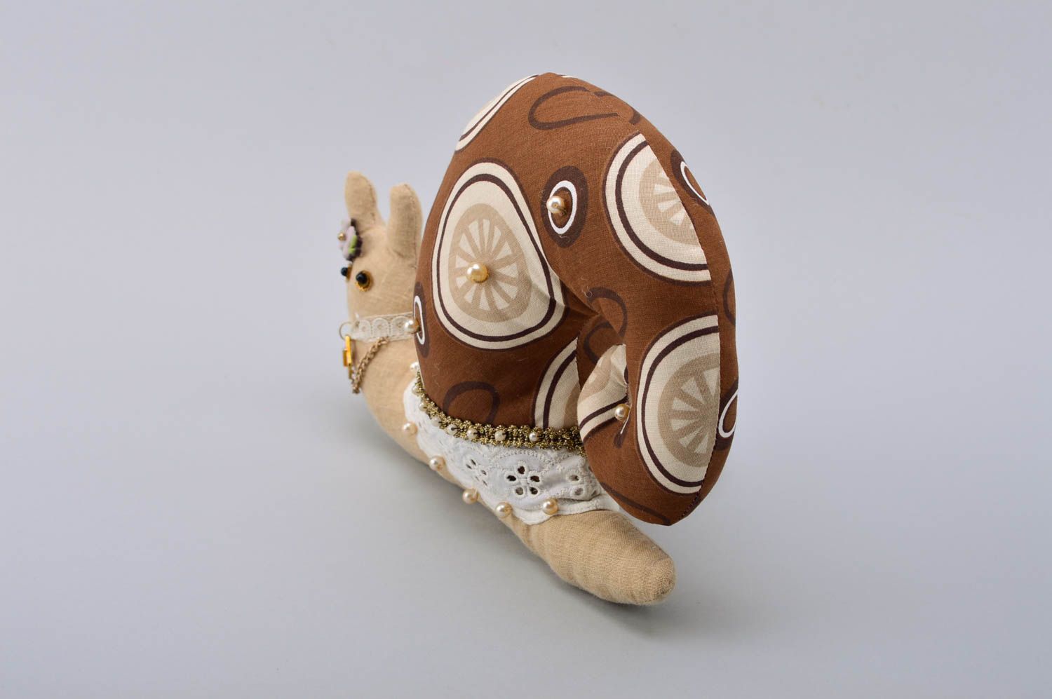 Handmade soft toy toddler toys snail toy animal toy home decorating ideas photo 5
