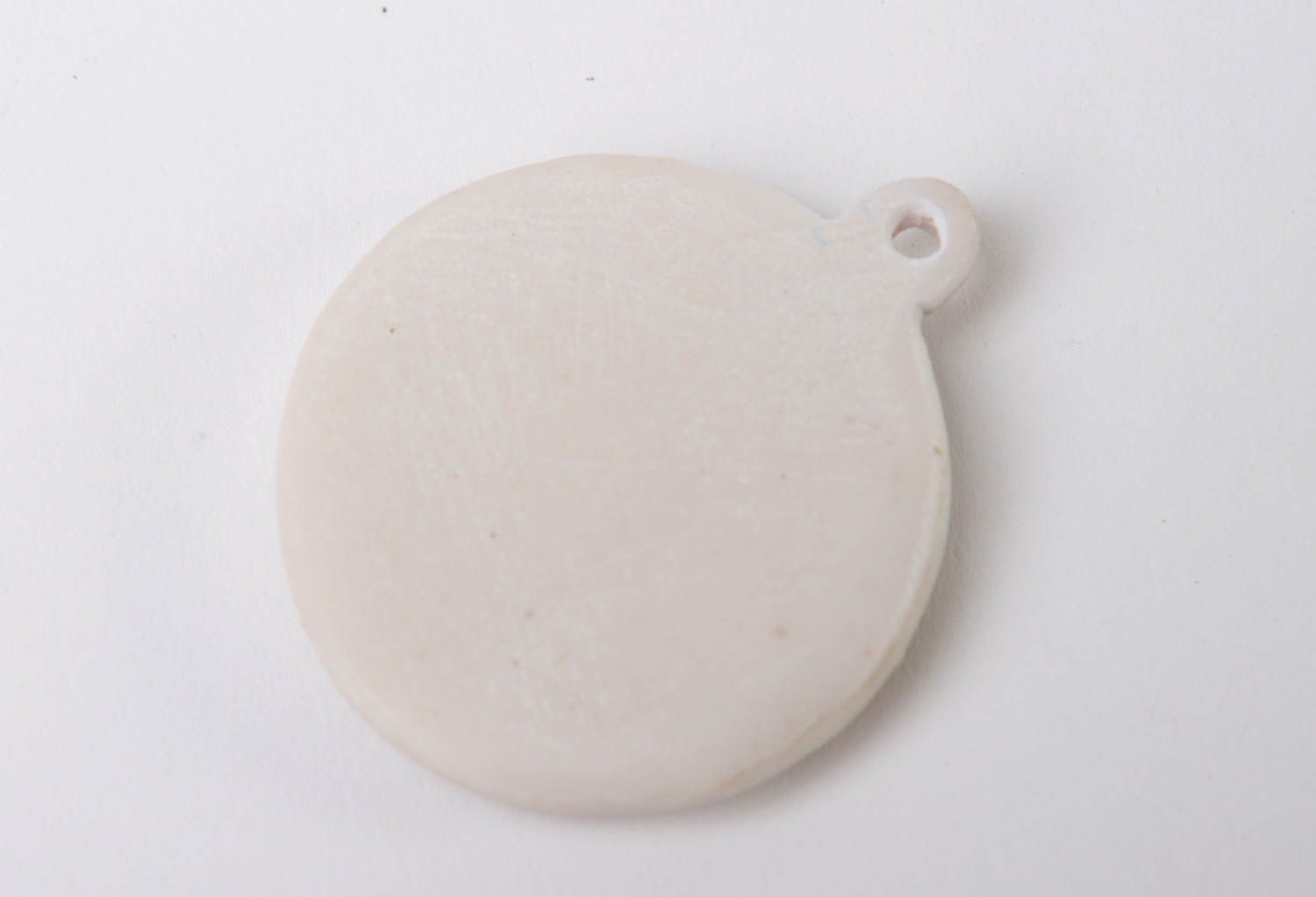 Кулон из полимерной смолы и мраморной крошки круглый оберег Колядник хэнд мейд фото 4