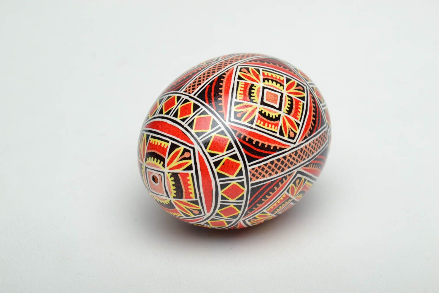 Unusual chicken painted egg photo 4