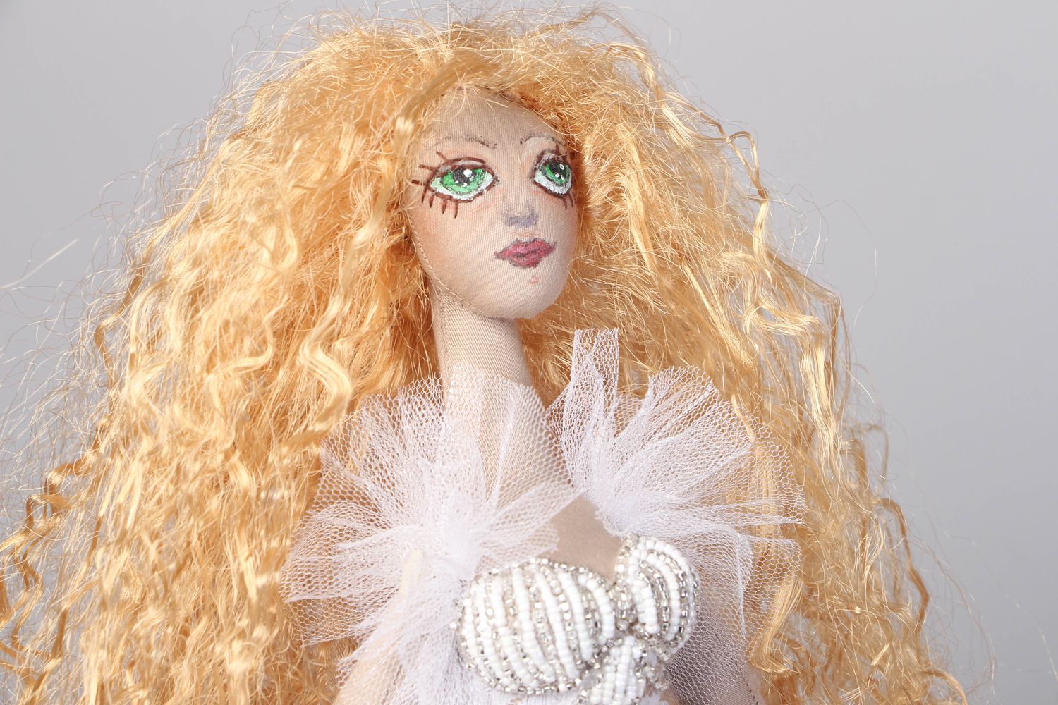 Авторская кукла  для девочки балерина на подставке  фото 2