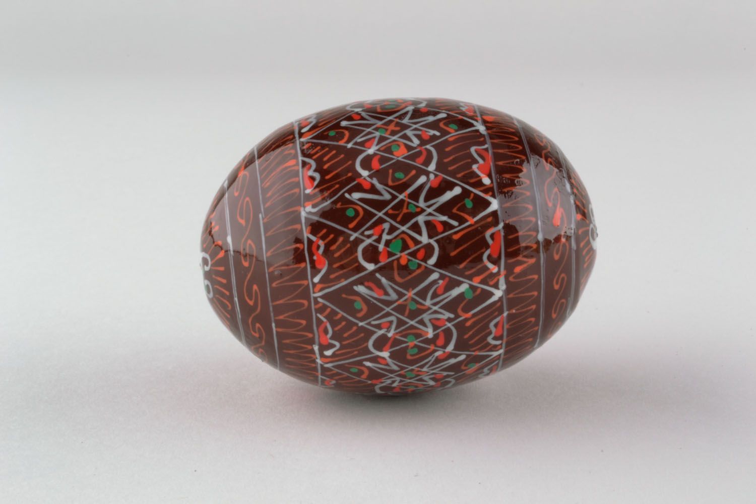 Decorative Easter egg Brown photo 3