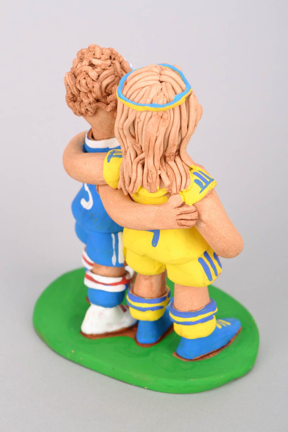Ceramic figurine Two soccer players photo 5