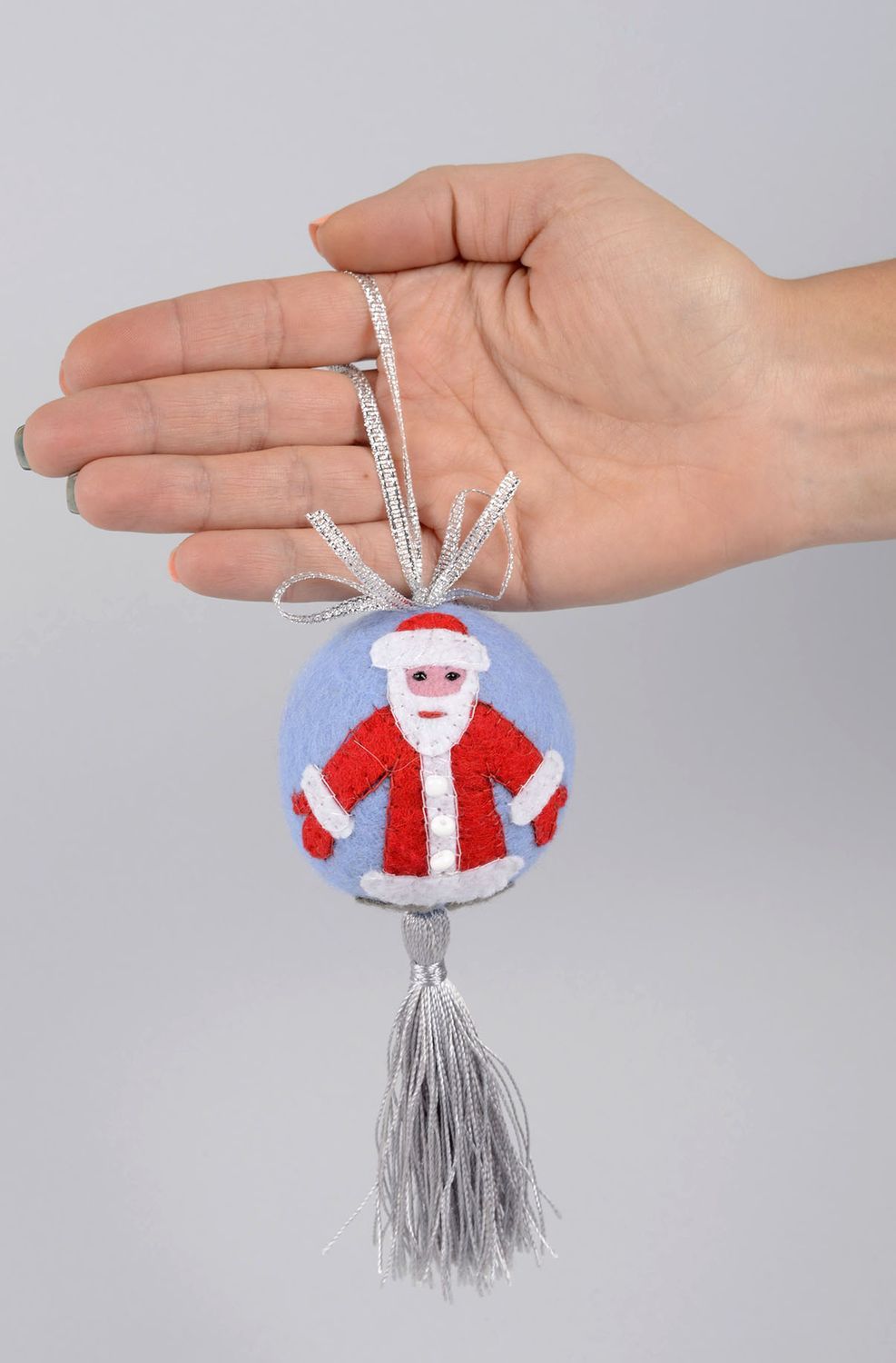 Adorno navideño casero hecho a mano elemento decorativo regalo original foto 4