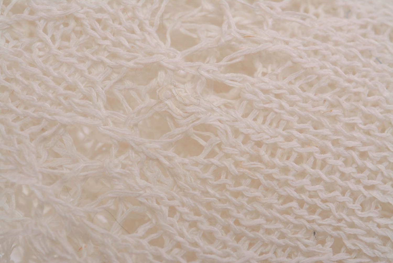 Lace crocheted napkin photo 3