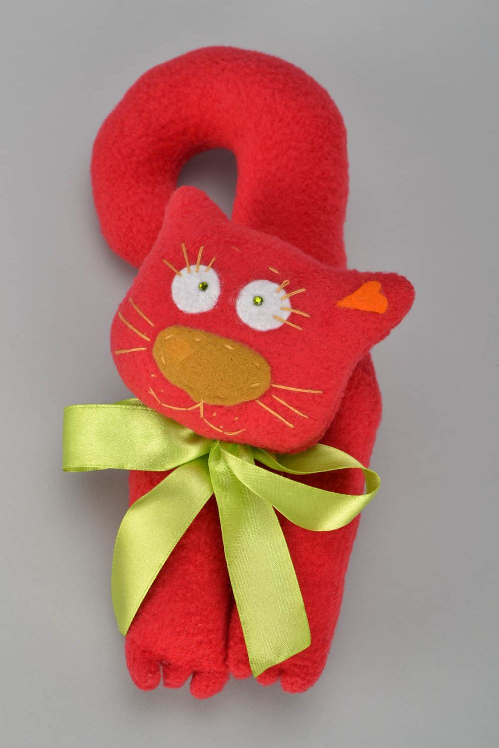 Soft Toy Red Cat photo 5